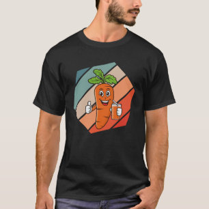 T-shirt Carotte de nutritionniste pour diététiste et végét