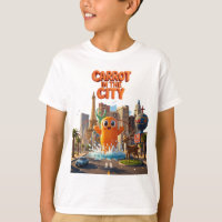 Carotte Enfant dans la Ville Graphique Drôle