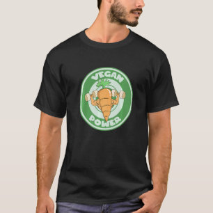 T-shirt Carotte Forte Power musculation Gym Vegan Force