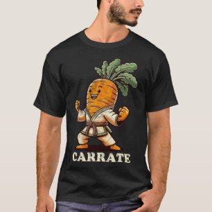 T-shirt Carotte karaté amusante Carotte Cartier Karate Tra