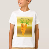 T-shirt Carottes caricaturales avec de grands yeux et un s (Devant)