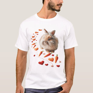T-shirt Carottes Coeur de lapin Saint Valentin Sentier lap