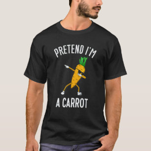T-shirt Carottes Dabbing Végétaliens Botanistes Végétalien