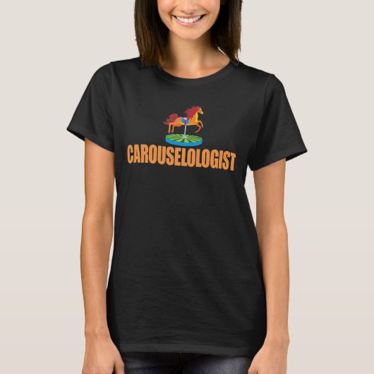 T-shirt Carousel drôle (Devant)