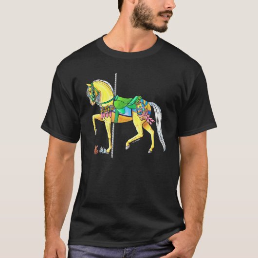 T-shirt Carousel Horse Ostara Pâques (Devant)