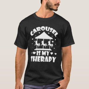 T-shirt Carousel Horse Tornado Carnival Carnival Parc d'at
