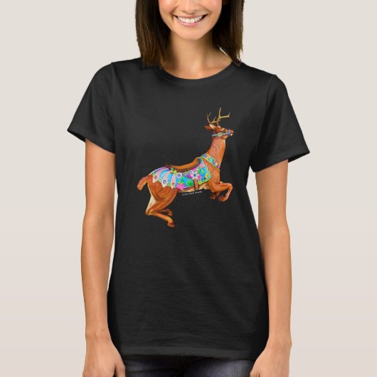 T-shirt Carousel Stag Dark Tee (Devant)