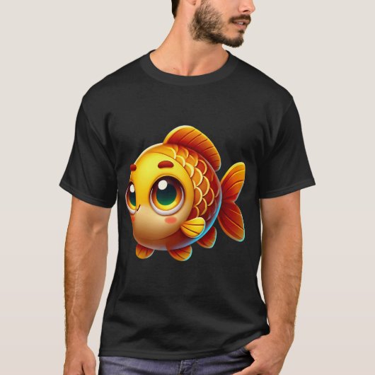 T-shirt Carpe commune adorable (Devant)