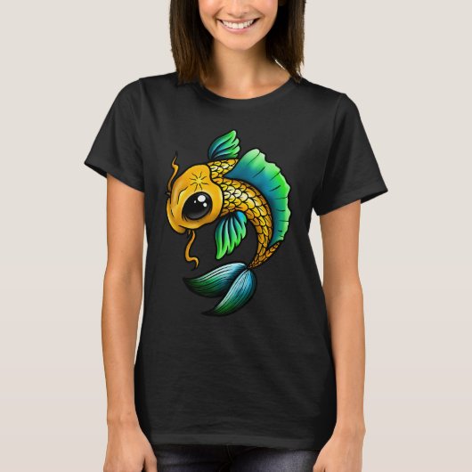 T-shirt Carpe de dessin animé (Devant)
