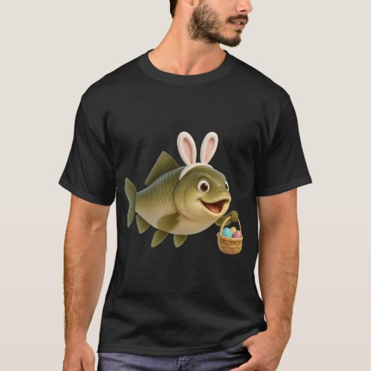 T-shirt Carpe d'herbe de Pâques (Devant)
