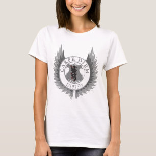 T-shirt Carpe Diem avec Crest, Wings & Lyon