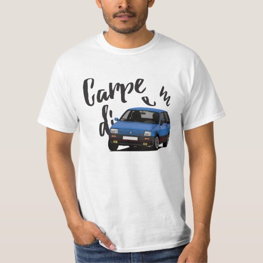 T-shirt Carpe Diem avec la sélection de Seat Ibiza SXi- (Devant)