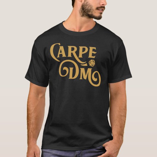 T-shirt Carpe DM Dungeon Master Tabletop RPG Gaming Essenc (Devant)