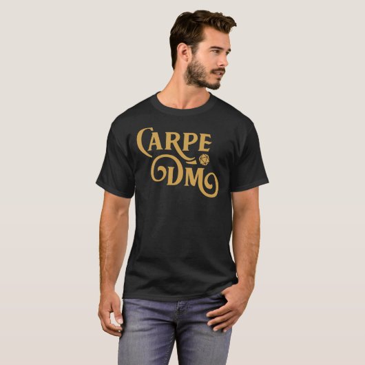 T-shirt Carpe DM Dungeon Master Tabletop RPG Gaming Essenc (Devant entier)