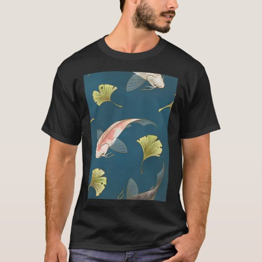 T-shirt Carpe. Ginkgo (Devant)