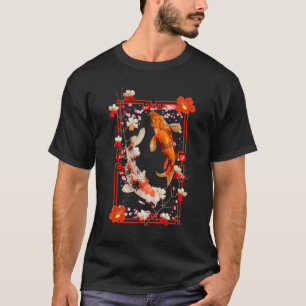 T-shirt Carpe Japonaise Fleur de Cerisier Japonaise 64