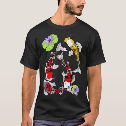 T-shirt carpe koï (Devant)