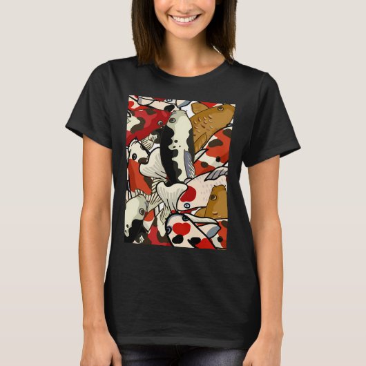 T-shirt carpe koï (Devant)
