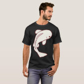 T-shirt Carpe Koi blanche (Devant entier)