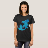 T-shirt Carpe Koi Bleue (Devant entier)
