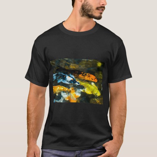 T-shirt Carpe Koï Colorée (Devant)