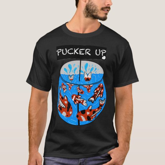 T-shirt Carpe koï fâchée (Devant)