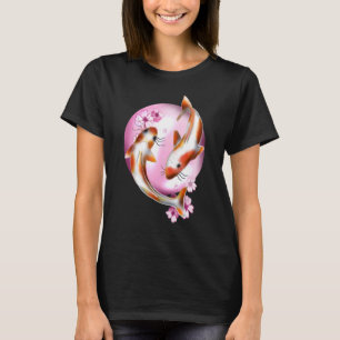T-shirt Carpe Koi Japonaise Fleur De Cerisier 70