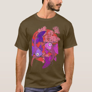 T-shirt Carpe Koi Japonaise Sakura Nishikigoi Poisson Koi