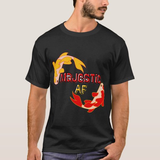 T-shirt Carpe Koi Majestueuse (Devant)