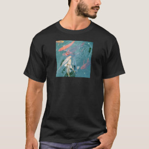 T-shirt Carpe Koï Nageant dans un Étang