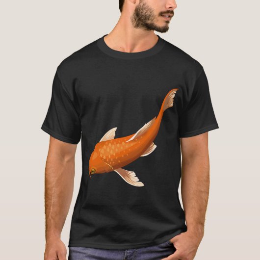 T-shirt Carpe Koï Orange (Devant)
