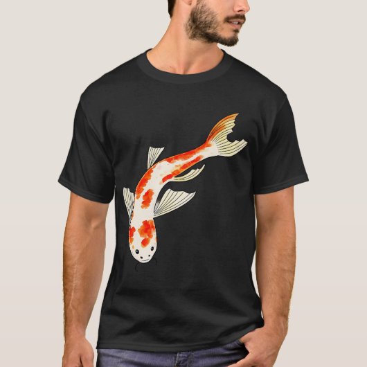 T-shirt Carpe Koï Orange (Devant)