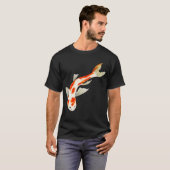 T-shirt Carpe Koï Orange (Devant entier)