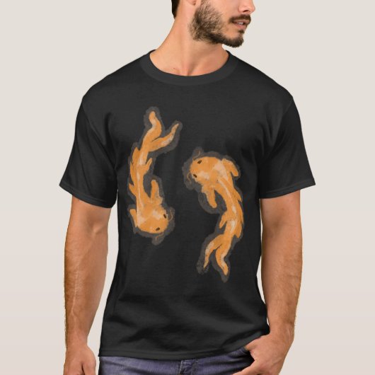 T-shirt Carpe Koï Orange (Devant)