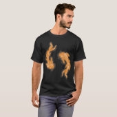 T-shirt Carpe Koï Orange (Devant entier)