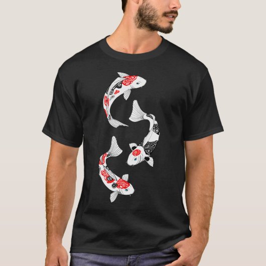 T-shirt Carpe koi poisson (3) (Devant)