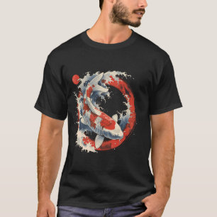 T-shirt Carpe Koi Poisson Carpe Japonaise Koi Poisson Nish