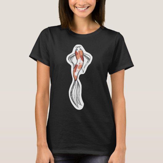 T-shirt Carpe Koï tachetée (Devant)