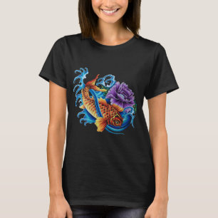T-shirt Carpe Koi Vivante