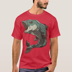 T-shirt Carpe, Poisson, Pêche, Pêche, Pêcheurs