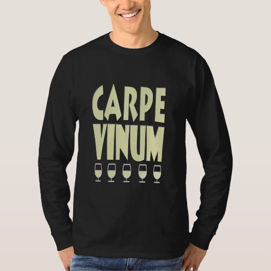T-shirt Carpe Vinum - Saisir le vin (Devant)