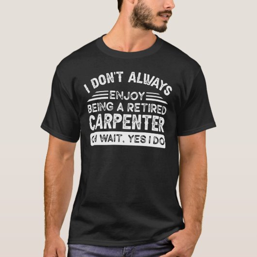 T-shirt Carpentier retraité (Devant)