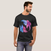T-shirt Carpes Koï colorées (Devant entier)