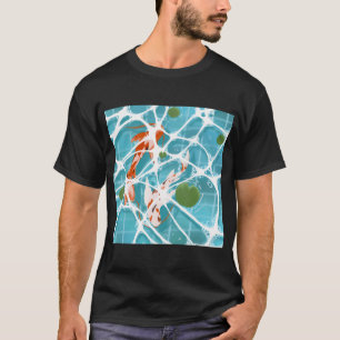 T-shirt Carpes koï, eau, nénuphars