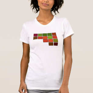 T-shirt Carré Abstrait