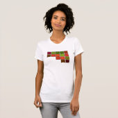 T-shirt Carré Abstrait (Devant entier)