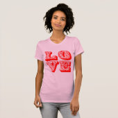 T-SHIRT CARRÉ AMOUR (Devant entier)