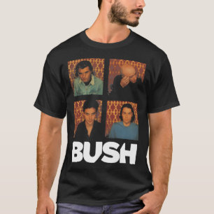 T-shirt Carré de groupe Bush Vintage Rétro