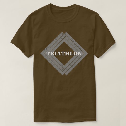 T-shirt Carré de triathlon (Design devant)