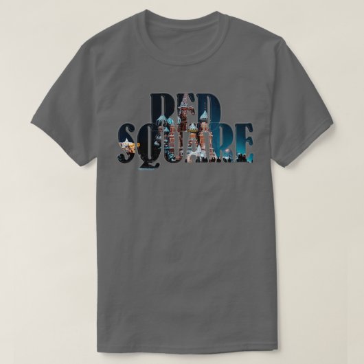 T-shirt CARRÉ rouge (Design devant)